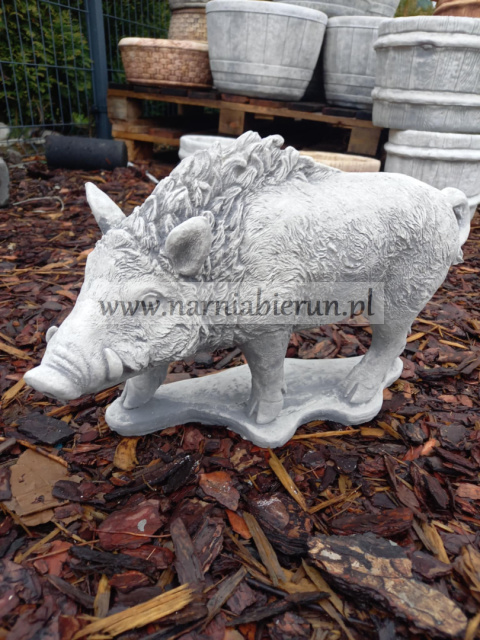Figurka betonowa DZIK DUŻY 46 cm Figurka betonowa DZIK DUŻY 46 cm