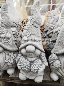 Figurka betonowa KRASNAL KRASNALOWA SRZKAT TROLL szyszka 40 cm,