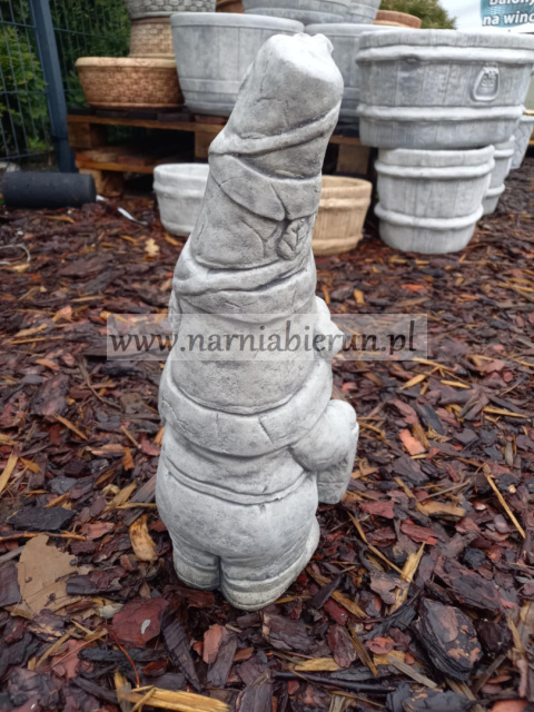 Figurka betonowa Skrzat Krasnal WELCOME 42 cm Figurka betonowa Skrzat Krasnal WELCOME 42 cm