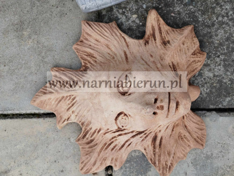 Figurka betonowa TWARZ LIŚĆ do zawieszenia 35 cm Figurka betonowa TWARZ LIŚĆ do zawieszenia 35 cm