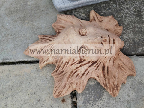 Figurka betonowa TWARZ LIŚĆ do zawieszenia 35 cm Figurka betonowa TWARZ LIŚĆ do zawieszenia 35 cm