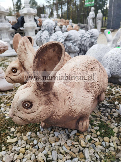 Figurka betonowa ZAJĄC KRÓLIK BYDLAK 40 cm Figurka betonowa ZAJĄC KRÓLIK BYDLAK 40 cm