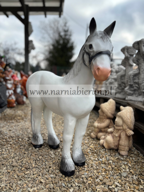 Figurka z żywicy KOŃ DUŻY BIAŁY 74 cm Figurka z żywicy KOŃ DUŻY BIAŁY 74 cm