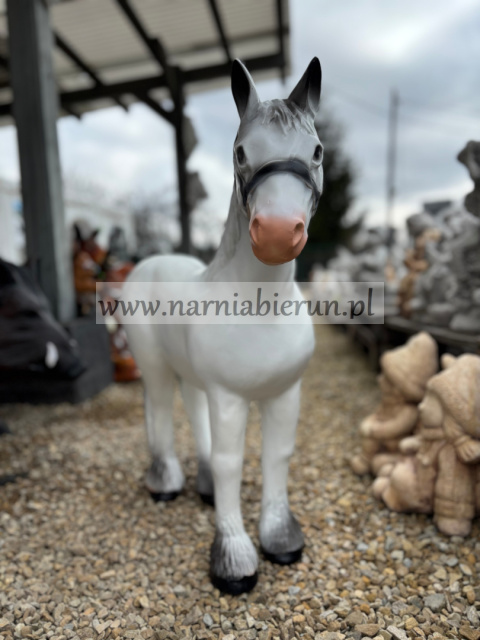 Figurka z żywicy KOŃ DUŻY BIAŁY 74 cm Figurka z żywicy KOŃ DUŻY BIAŁY 74 cm