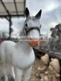 Figurka z żywicy KOŃ DUŻY BIAŁY 74 cm