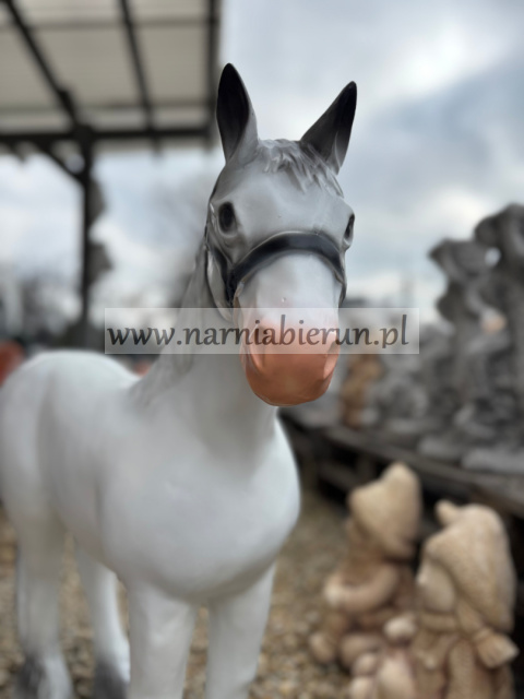 Figurka z żywicy KOŃ DUŻY BIAŁY 74 cm Figurka z żywicy KOŃ DUŻY BIAŁY 74 cm