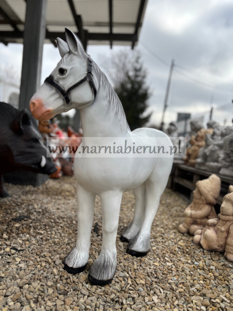 Figurka z żywicy KOŃ DUŻY BIAŁY 74 cm Figurka z żywicy KOŃ DUŻY BIAŁY 74 cm