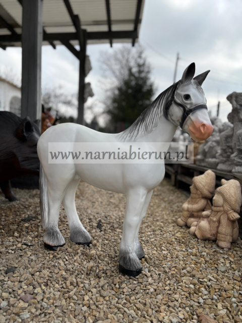 Figurka z żywicy KOŃ DUŻY BIAŁY 74 cm Figurka z żywicy KOŃ DUŻY BIAŁY 74 cm