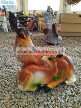 Figurka z żywicy SARNA SARNY LEŻĄCE 43 cm