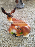 Figurka z żywicy SARNA SARNY LEŻĄCE 43 cm