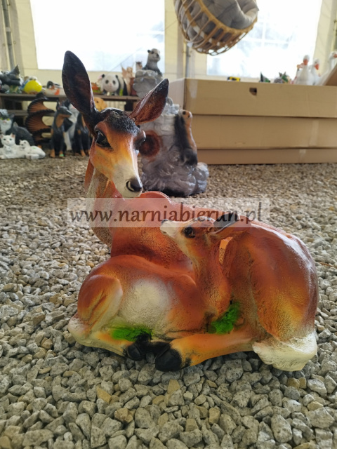 Figurka z żywicy SARNA SARNY LEŻĄCE 43 cm Figurka z żywicy SARNA SARNY LEŻĄCE 43 cm