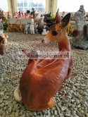Figurka z żywicy SARNA SARNY LEŻĄCE 43 cm