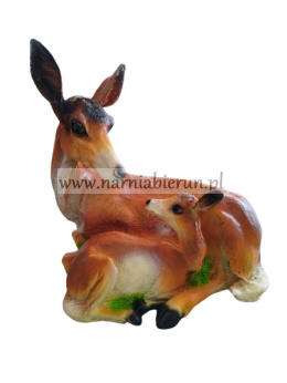 Figurka z żywicy SARNA SARNY LEŻĄCE 43 cm
