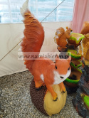 Figurka z żywicy Wiewiórka Wiewiór z orzechami 97 cm