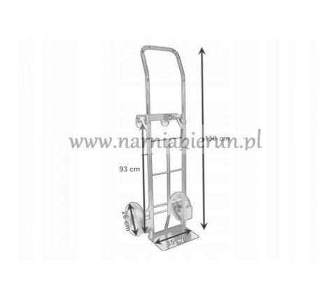 Gardenline Uniwersalny Wózek Transportowy 2w1 Czerwony Gardenline Uniwersalny Wózek Transportowy 2w1 Czerwony