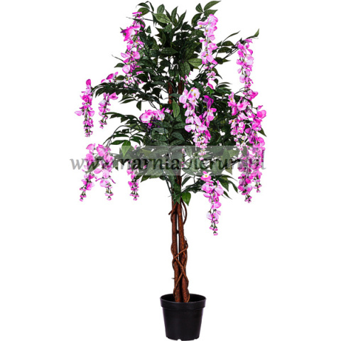 SZTUCZNE DRZEWO GLICYNIA RÓŻOWA 120 CM WISTERIA RÓŻ DRZEWKO KWIATY OZDOBNE SZTUCZNE DRZEWO GLICYNIA RÓŻOWA 120 CM WISTERIA RÓŻ DRZEWKO KWIATY OZDOBNE