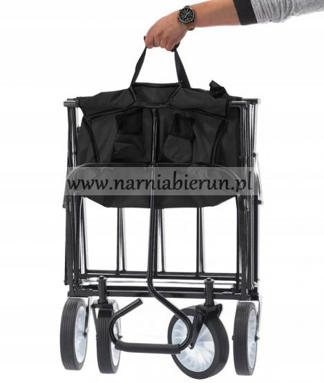 Wózek składany ogrodowy transportowy plażowy 70 kg lekki Wózek składany ogrodowy transportowy plażowy 70 kg lekki