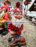Figura z Żywicy KRASNAL OGRODOWY Z SARNĄ