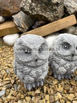 Figurka betonowa PAKIET TIKTOK 3x SOWA SOWY 17 cm