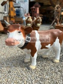 Figurka ogrodowa KROWA BRĄZOWO BIAŁA 82 cm Figurka ogrodowa KROWA BRĄZOWO BIAŁA 82 cm