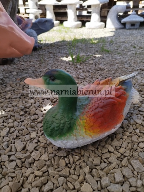 Figurka ogrodowa z żywicy Kaczka dzika 30 cm Figurka ogrodowa z żywicy Kaczka dzika 30 cm