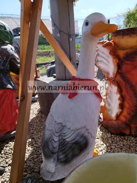 Figurka ogrodowa z żywicy GĘŚ BALBINA GĄSKA 70 cm Figurka ogrodowa z żywicy GĘŚ BALBINA GĄSKA 70 cm