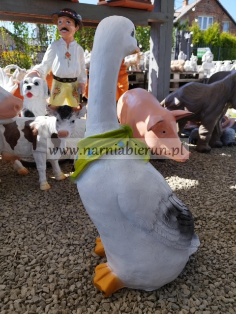 Figurka ogrodowa z żywicy GĘŚ BALBINA GĄSKA 70 cm Figurka ogrodowa z żywicy GĘŚ BALBINA GĄSKA 70 cm