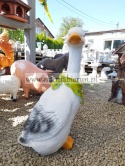 Figurka ogrodowa z żywicy GĘŚ BALBINA GĄSKA 70 cm