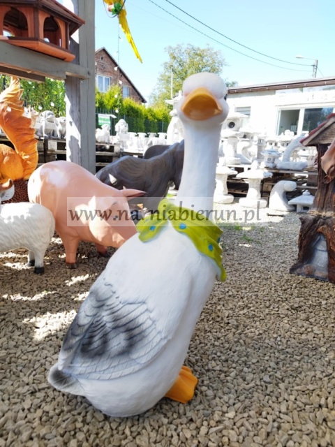 Figurka ogrodowa z żywicy GĘŚ BALBINA GĄSKA 70 cm Figurka ogrodowa z żywicy GĘŚ BALBINA GĄSKA 70 cm