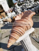 Figurka z ceramiki Muszla muszelka donica doniczka 35 cm Figurka z ceramiki Muszla muszelka donica doniczka 35 cm