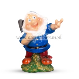 Figurka z ceramiki Krasnal skrzat krasnoludek 38 cm