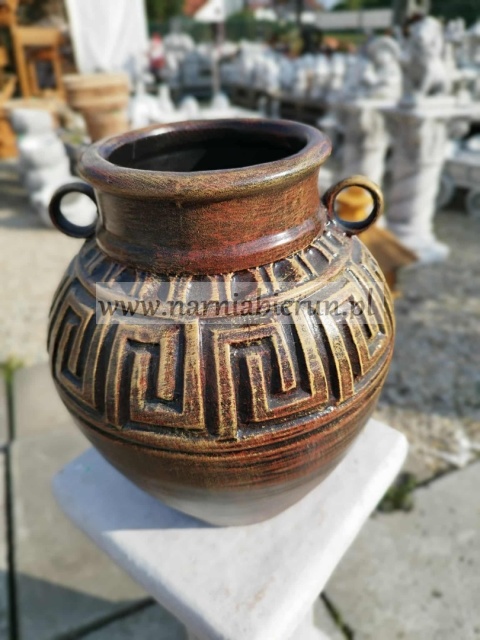 Figurka z ceramiki Dzban dzbanek antyczny grecki donica doniczka 25 cm Figurka z ceramiki Dzban dzbanek antyczny grecki donica doniczka 25 cm
