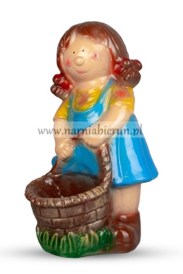 Figurka z ceramiki dziewczynka Lala z doniczką