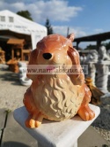 Figurka z ceramiki Wiewiórka wiewióreczka z zasłoniętymi oczami 24 cm