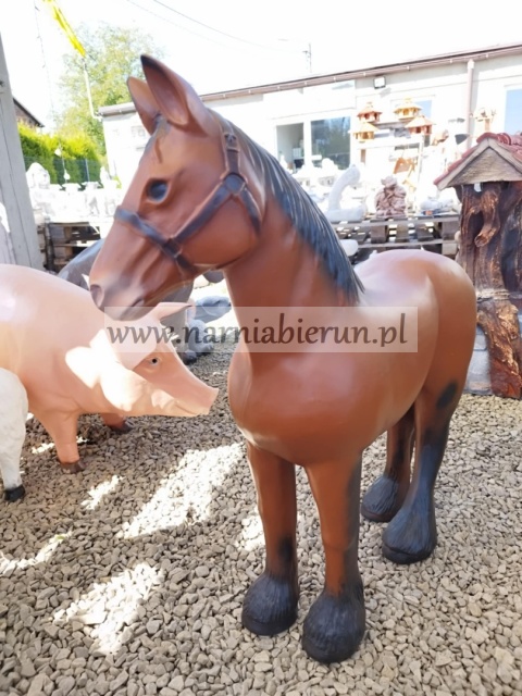 Figurka z żywicy KOŃ DUŻY BRĄZOWY 74 cm Figurka z żywicy KOŃ DUŻY BRĄZOWY 74 cm