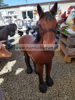 Figurka z żywicy KOŃ DUŻY BRĄZOWY 74 cm