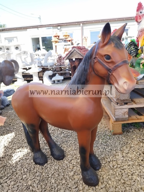 Figurka z żywicy KOŃ DUŻY BRĄZOWY 74 cm Figurka z żywicy KOŃ DUŻY BRĄZOWY 74 cm