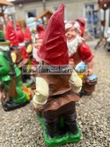 Figurka z żywicy KRASNAL z taczką Rumcajs 80 cm