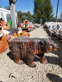 Figurka ogorowa z żywicy Niedźwiedź miś 55 cm