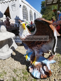 Figurka ogrodowa z żywicy Orzeł ptak 45 cm