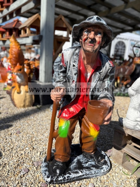 Figurka z żywicy Żebrak Stary Dziad 92 cm Figurka z żywicy Żebrak Stary Dziad 92 cm