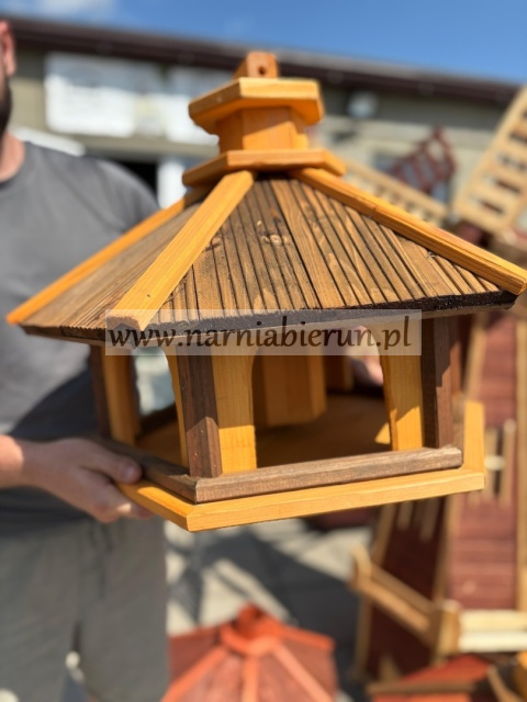 Karmnik dla ptaków z wsypem WSYP ŚREDNI żółty Karmnik dla ptaków z wsypem WSYP ŚREDNI żółty