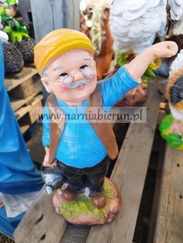 Figurka ogrodowa z żywicy Dziadek 38 cm