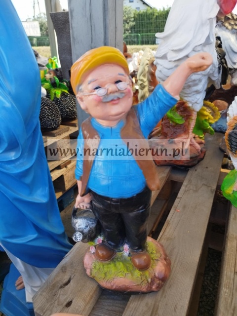 Figurka ogrodowa z żywicy Dziadek 38 cm Figurka ogrodowa z żywicy Dziadek 38 cm