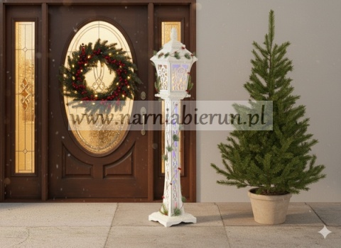 Świąteczna lampa latarnia LED 120cm 4 szt - dekoracja świąteczna