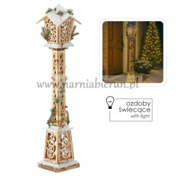 Świąteczna lampa latarnia LED 100cm 4 szt - dekoracja świąteczna