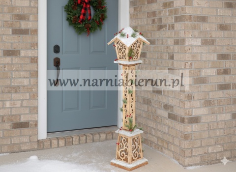 Świąteczna lampa latarnia LED 100cm 4 szt - dekoracja świąteczna