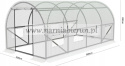Tunel ogrodowy foliowy 6x3x2 foliak biały 600X300X200cm Ocynk