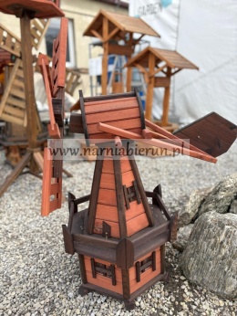 Wiatrak ogrodowy wiatraki drewniane Wysokość 110cm