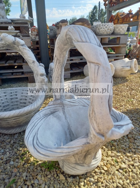 Donica Doniczka KOSZ KOSZYK wstążka 57 cm.